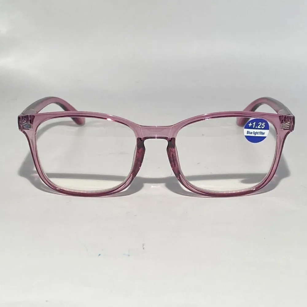 1477 Colette 1.25 Raspberry Reading Glasses Soft Butterfly Readers NWT